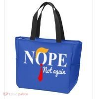 Nope Not Again Funny Trump Tote Bag thumb 3