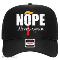 Nope Never Again Funny Trump Hair Hat thumb 0