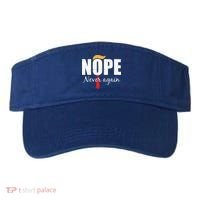 Nope Never Again Funny Trump Hair Visor thumb 0