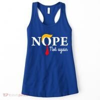 Nope Not Again Funny Trump Nope Not Again Trump Women's Tank Top thumb 0