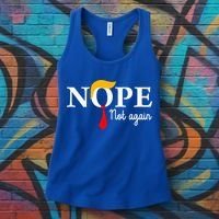 Nope Not Again Funny Trump Nope Not Again Trump Women's Tank Top thumb 3