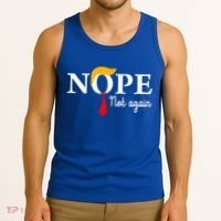 Nope Not Again Funny Trump Nope Not Again Trump Tank Top thumb 3