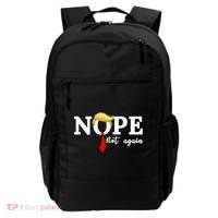 Nope Not Again Anti Trump Backpack thumb 0