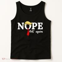 Nope Not Again Anti Trump Tank Top thumb 2