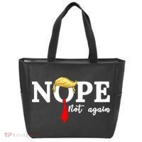 Nope Not Again Anti Trump Tote Bag thumb 0