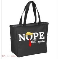 Nope Not Again Anti Trump Tote Bag thumb 2