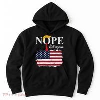 Nope Not Again Funny Trump Hoodie thumb 0