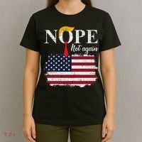 Nope Not Again Funny Trump T-Shirt thumb 4