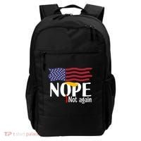 Nope Not Again Funny Trump Nope Not Again Trump Backpack thumb 0