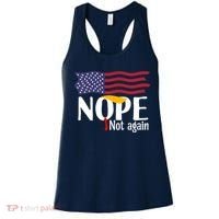 Nope Not Again Funny Trump Nope Not Again Trump Women's Tank Top thumb 0