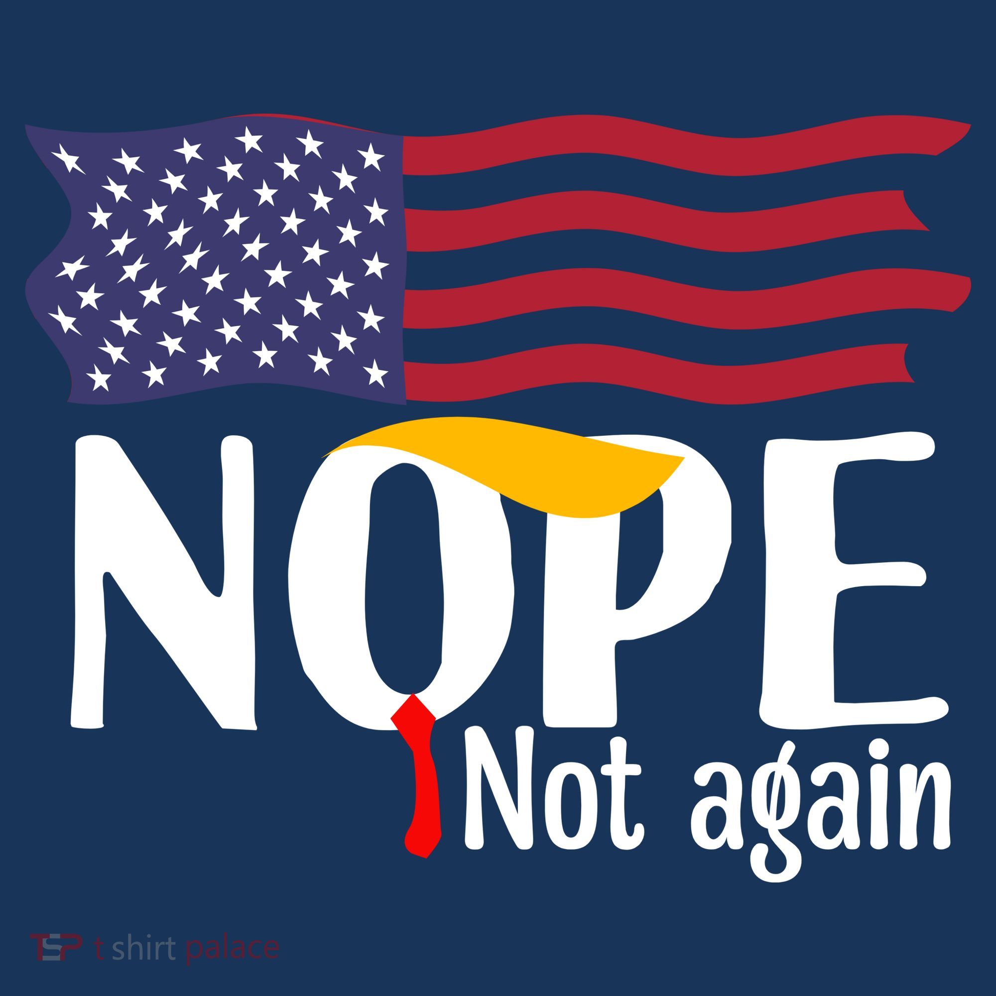 Nope Not Again Funny Trump Nope Not Again Trump Tote Bag