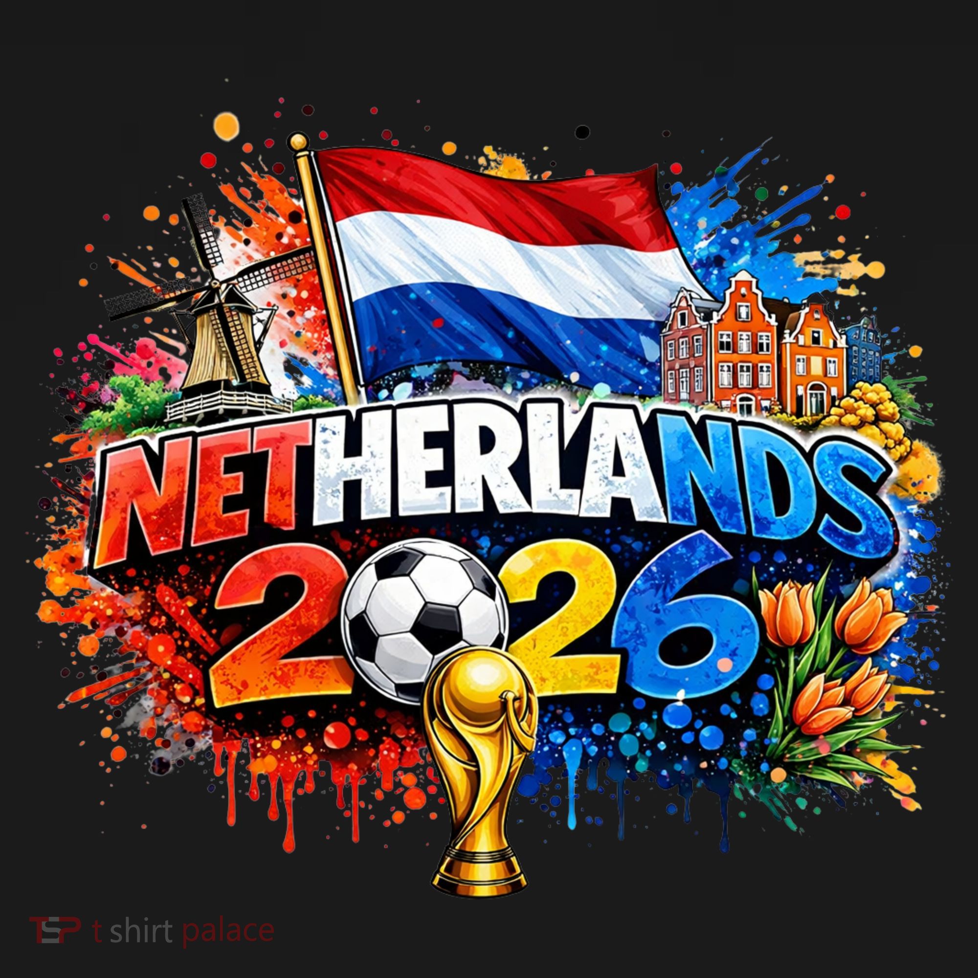 NETHERLANDS North America Soccer Tournament 2026 T-Shirt
