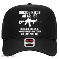 Nobody Needs An AR15? Funny Pro Gun Shirt Red Dot AR Gift Hat thumb 0