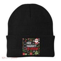 Nice Naughty Belarusian Christmas Santa Claus Belarus Beanie thumb 0