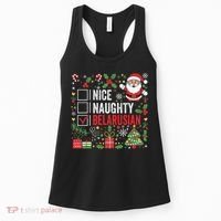 Nice Naughty Belarusian Christmas Santa Claus Belarus Women's Tank Top thumb 0