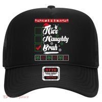 Nice Naughty Bruh Funny Christmas Santa Hat thumb 0