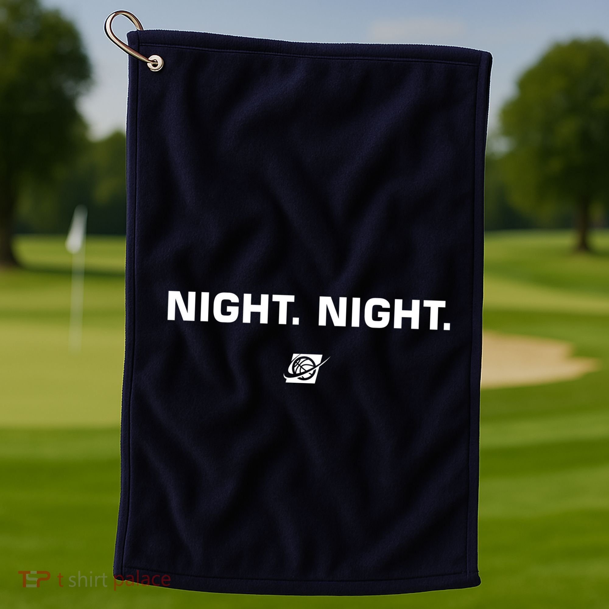 Night Night Basketball Champions Golf Towel