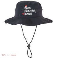 Nice Naughty Bruh Christmas Bucket Hat thumb 0
