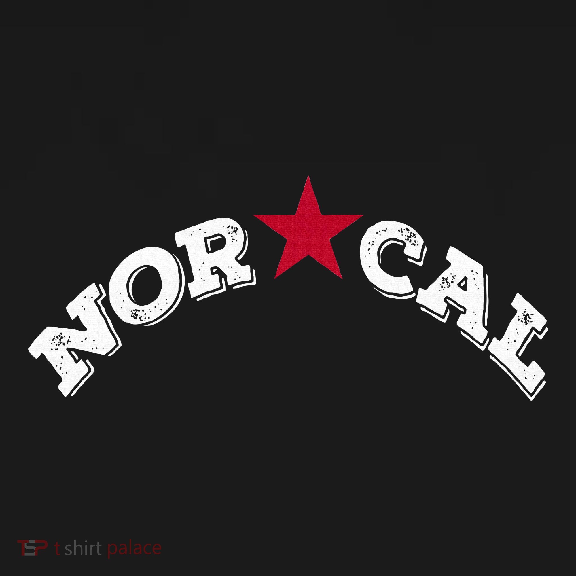 Norcal Northern California White Letter Sweatshirt