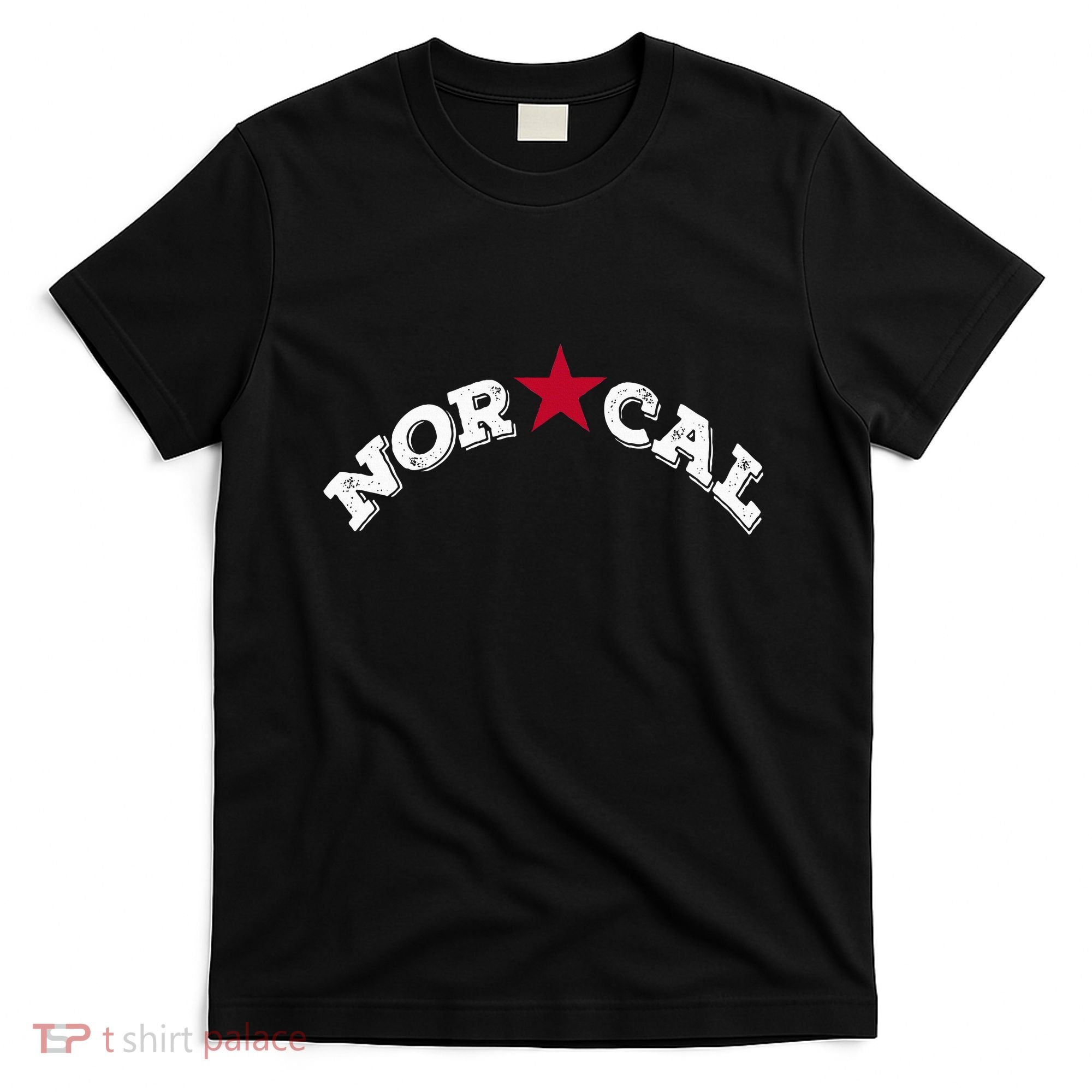 Norcal Northern California White Letter T-Shirt