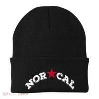 Norcal Northern California White Letter Beanie thumb 0