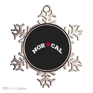 Norcal Northern California White Letter Ornament