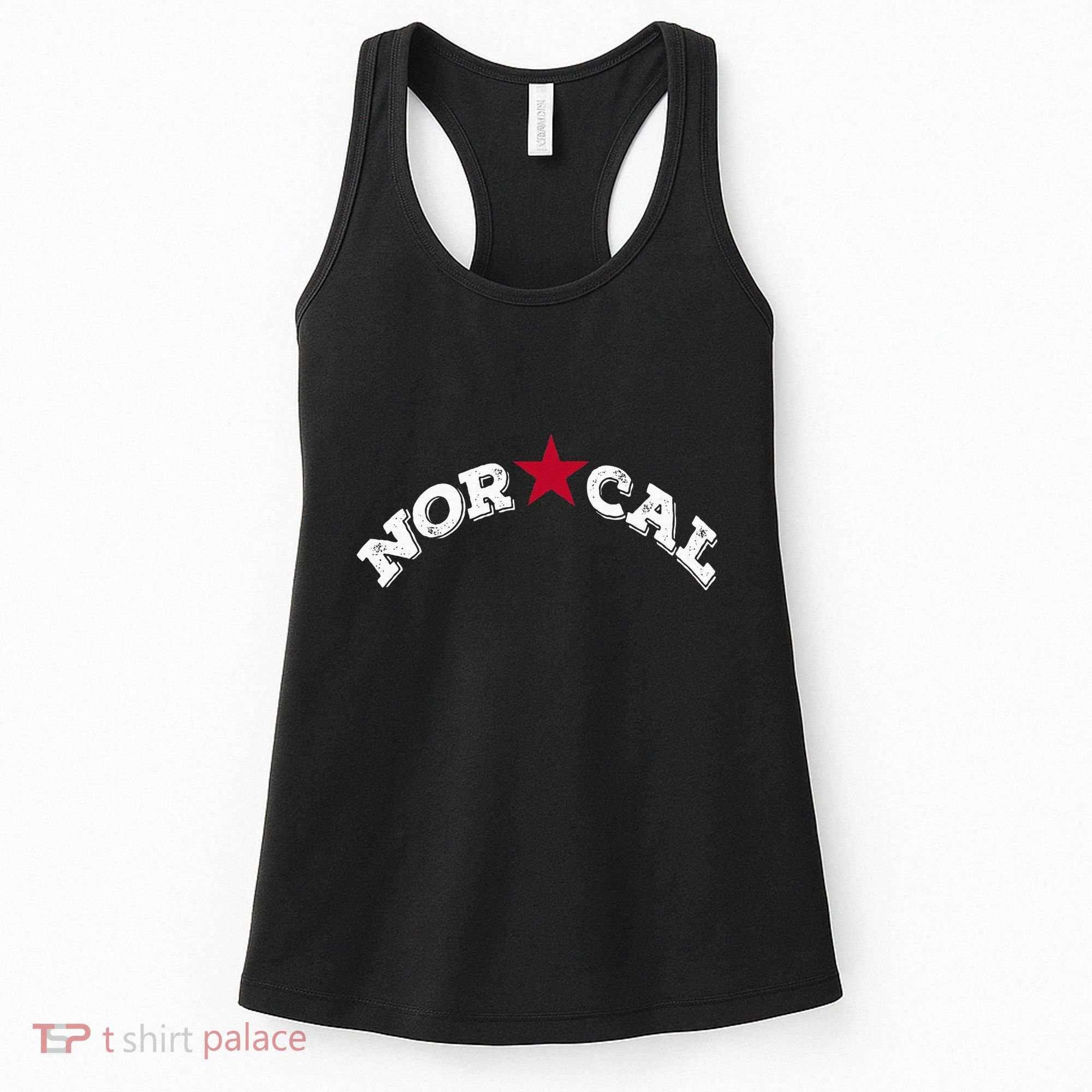 Norcal Northern California White Letter Women's Tank Top