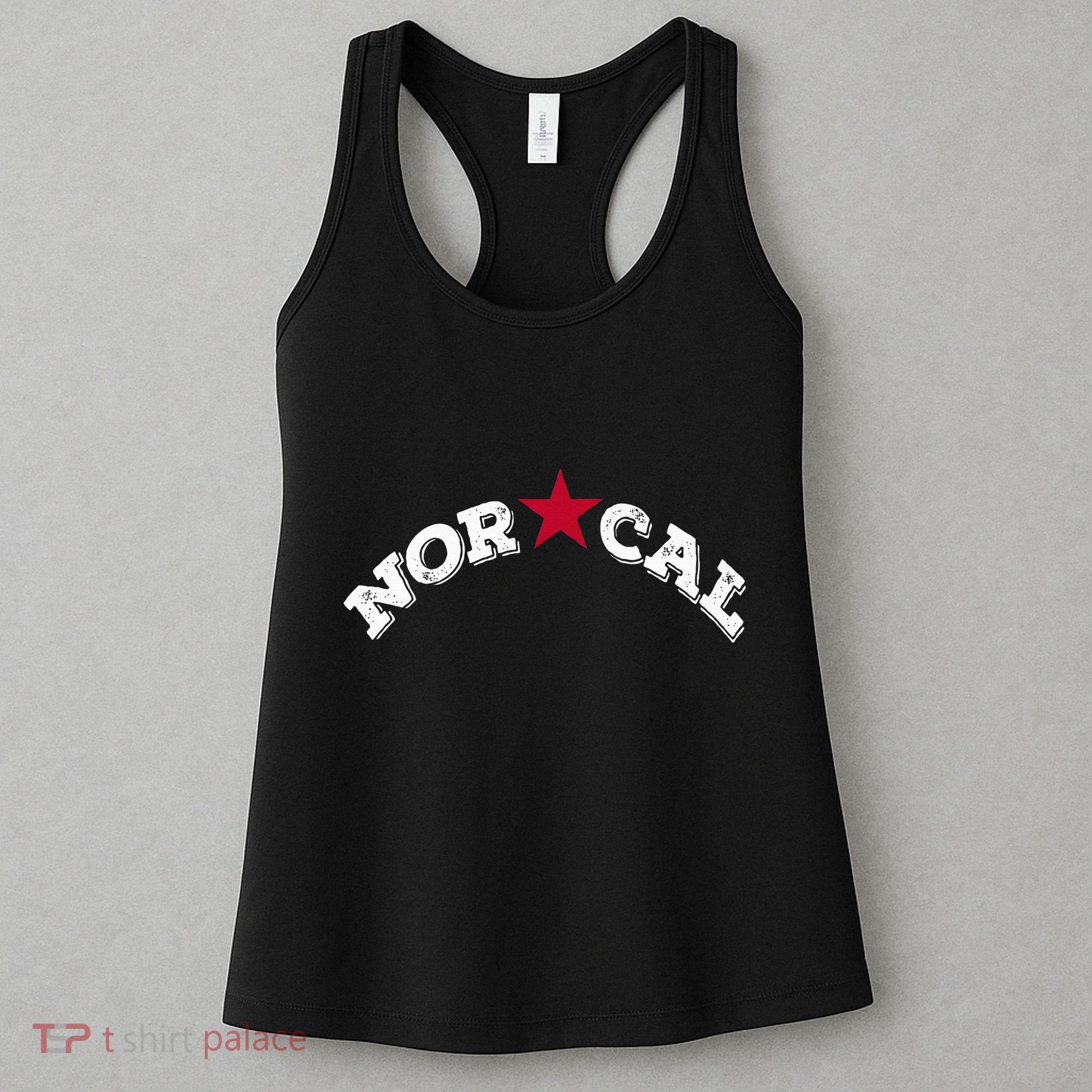 Norcal Northern California White Letter Women's Tank Top