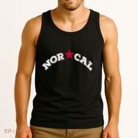 Norcal Northern California White Letter Tank Top thumb 3