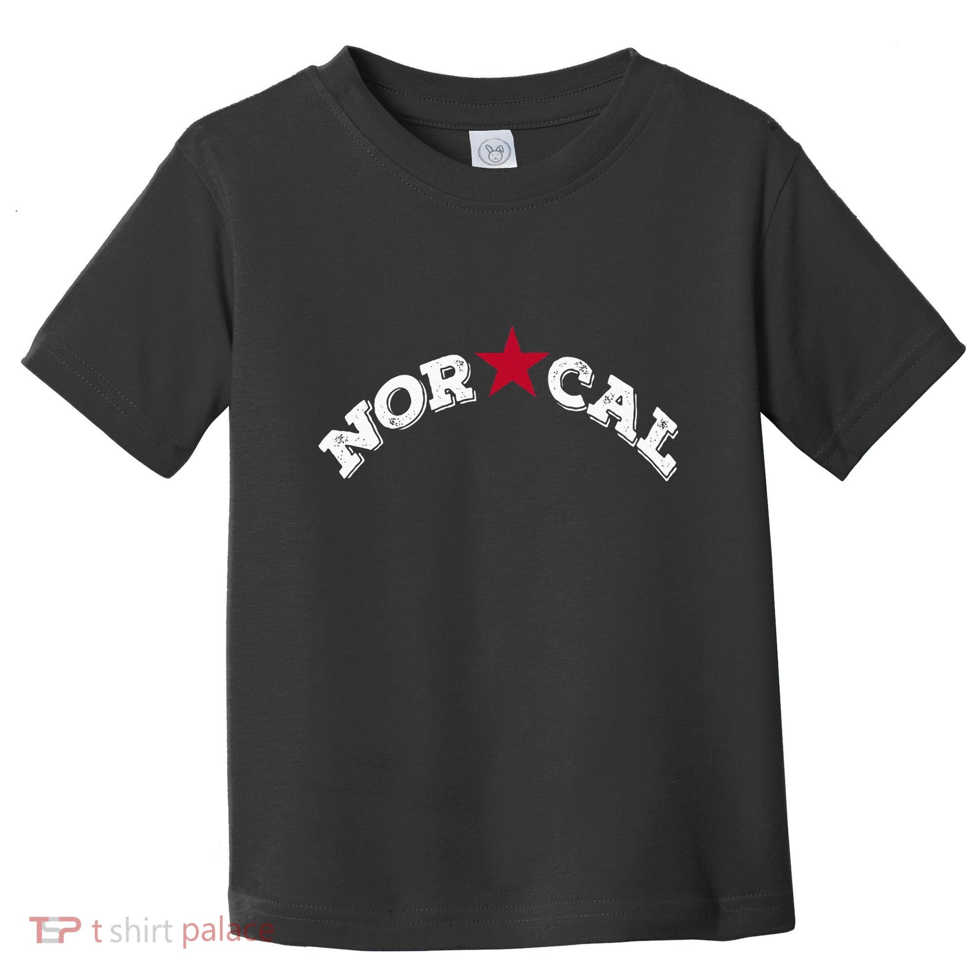Norcal Northern California White Letter Toddler T-Shirt