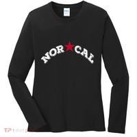 Norcal Northern California White Letter Women's Long Sleeve Shirt thumb 0
