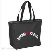 Norcal Northern California White Letter Tote Bag thumb 2