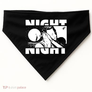 Night Night Curry Sleepy Night Night Good Night USA-Made Doggie Bandana