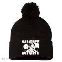 Night Night Curry Sleepy Night Night Good Night Pom Pom 12in Knit Beanie thumb 0