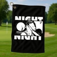 Night Night Curry Sleepy Night Night Good Night Golf Towel thumb 1