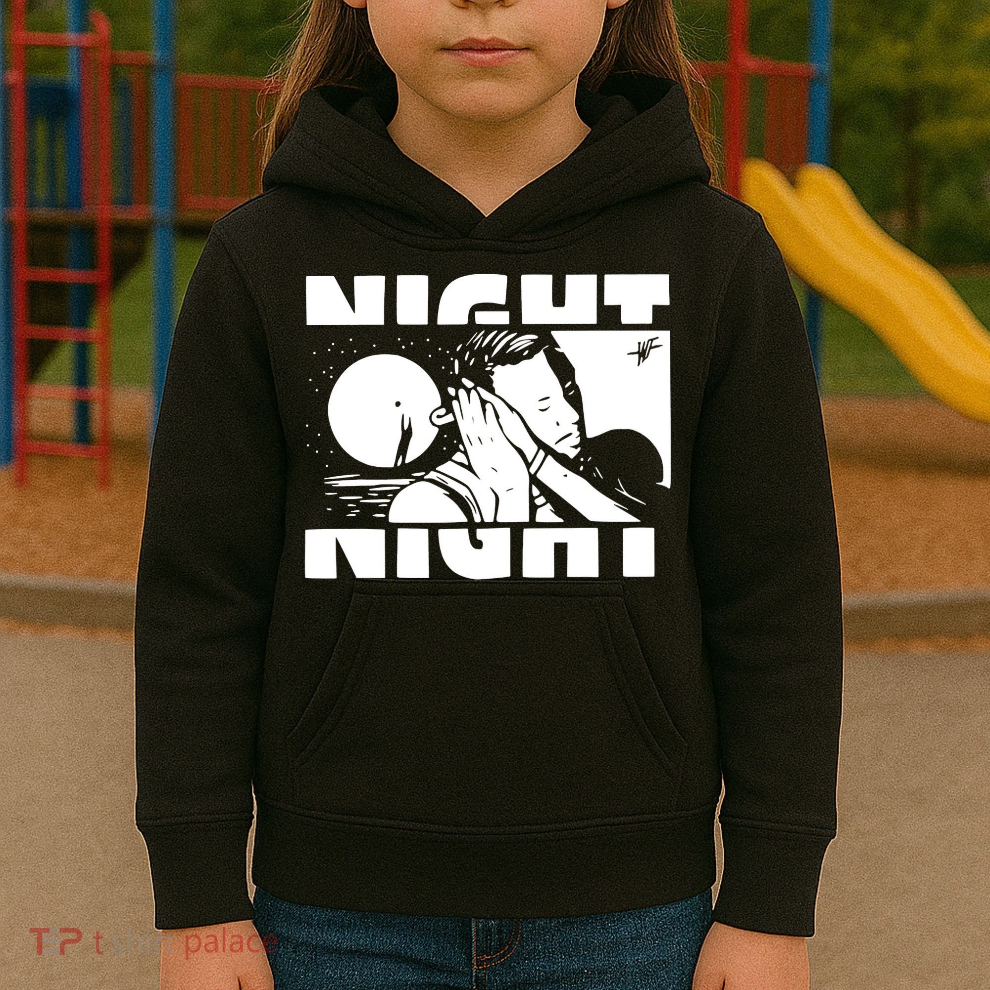 Night Night Curry Sleepy Night Night Good Night Kids Hoodie