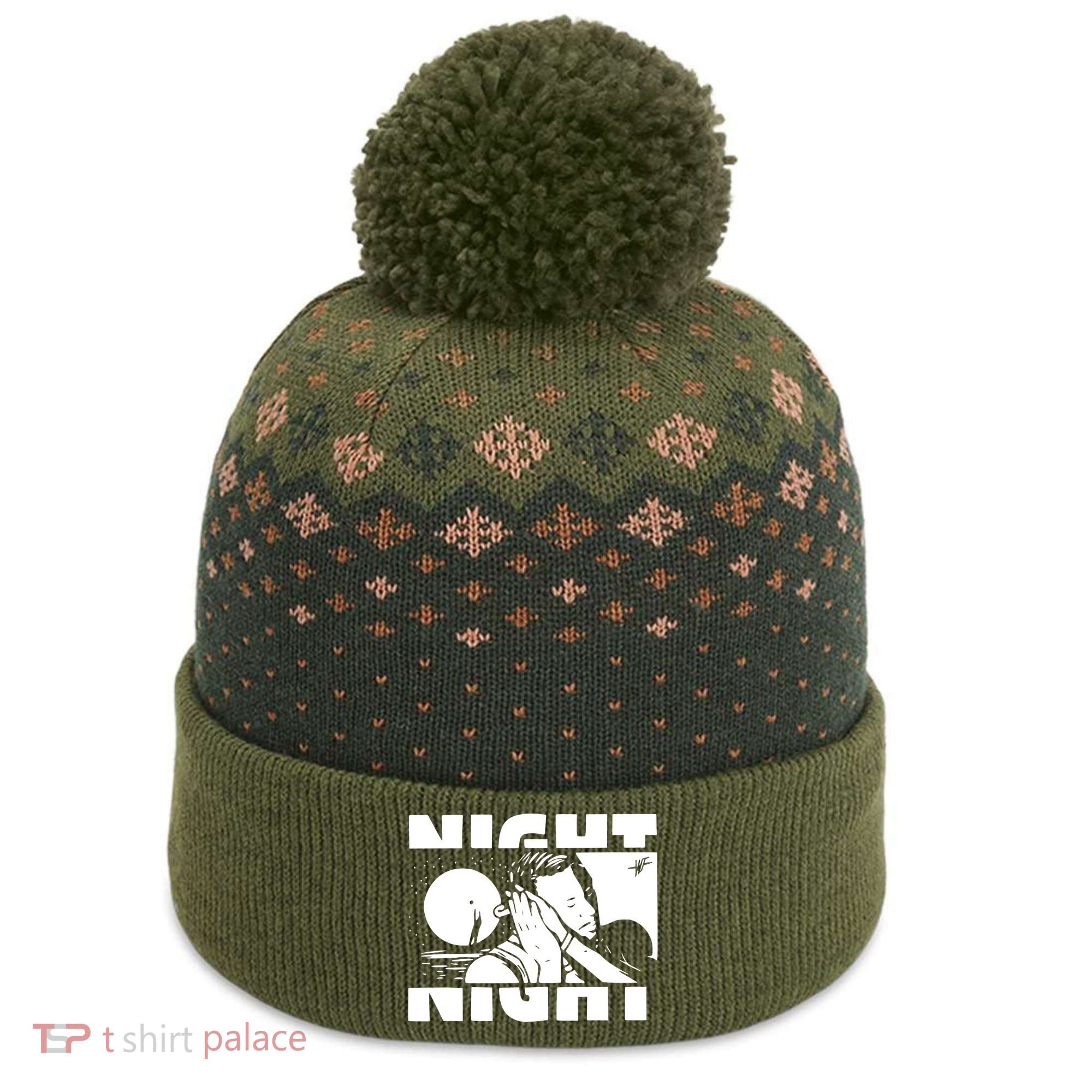 Night Night Curry Sleepy Night Night Good Night The Baniff Cuffed Pom Beanie