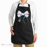 NICU Nurse Coquette Bow Stethoscope Bow NICU Nurse Week Apron thumb 2
