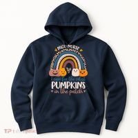 NICU Nurse Cutest Pumpkins In The Patch Rainbow Halloween RN Hoodie thumb 0