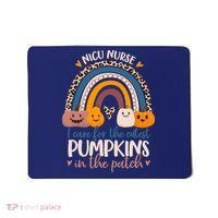 NICU Nurse Cutest Pumpkins In The Patch Rainbow Halloween RN Mousepad thumb 0