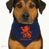 Netherlands Nederland Dutch Lion USA-Made Doggie Bandana thumb 1
