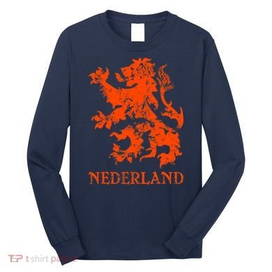 Netherlands Nederland Dutch Lion Long Sleeve Shirt