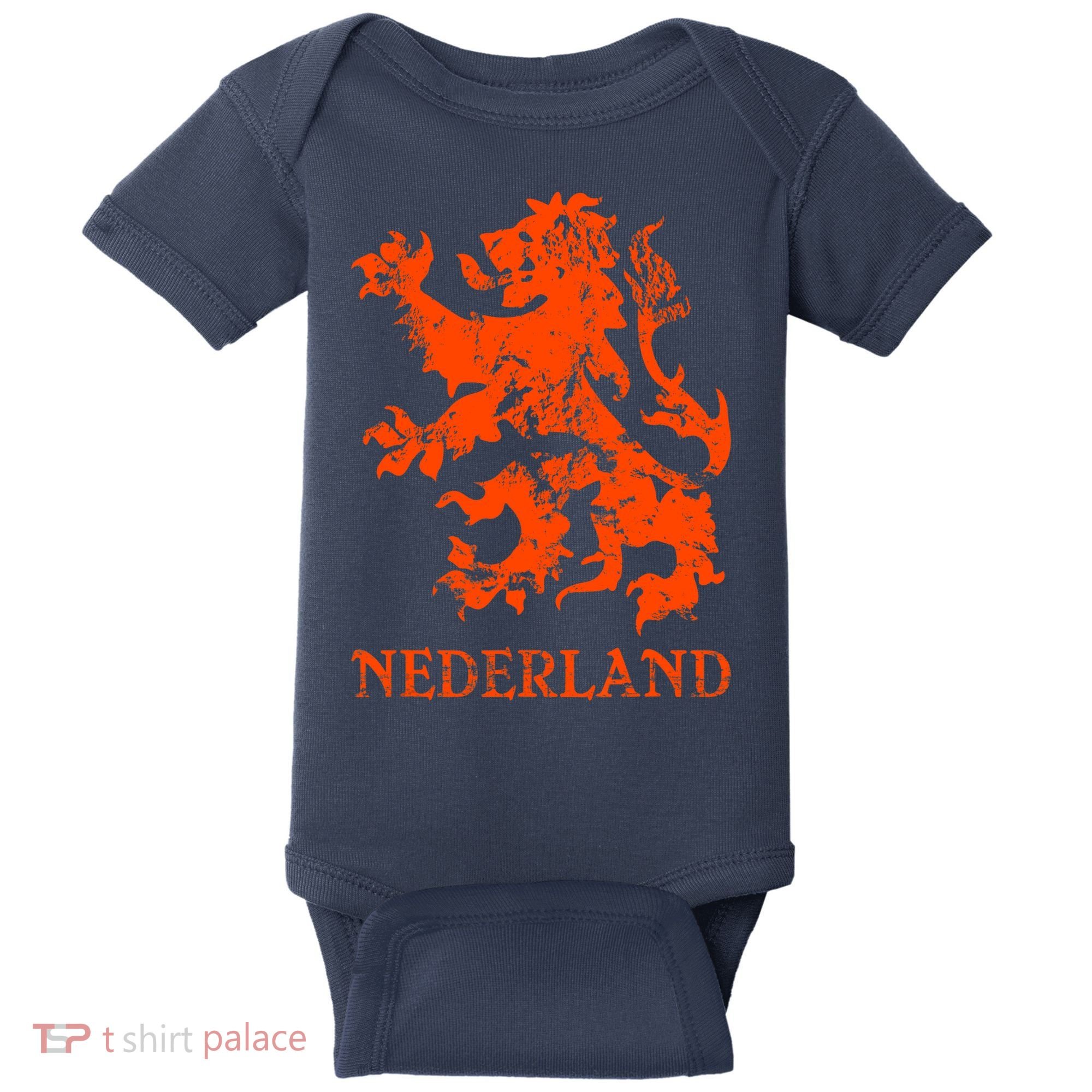 Netherlands Nederland Dutch Lion Baby Bodysuit