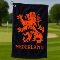Netherlands Nederland Dutch Lion Golf Towel thumb 1