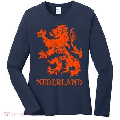 Netherlands Nederland Dutch Lion Women's Long Sleeve Shirt