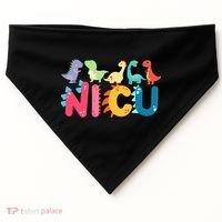 NICU Nurse Dinosaur Neonatal Intensive Care Unit USA-Made Doggie Bandana thumb 0