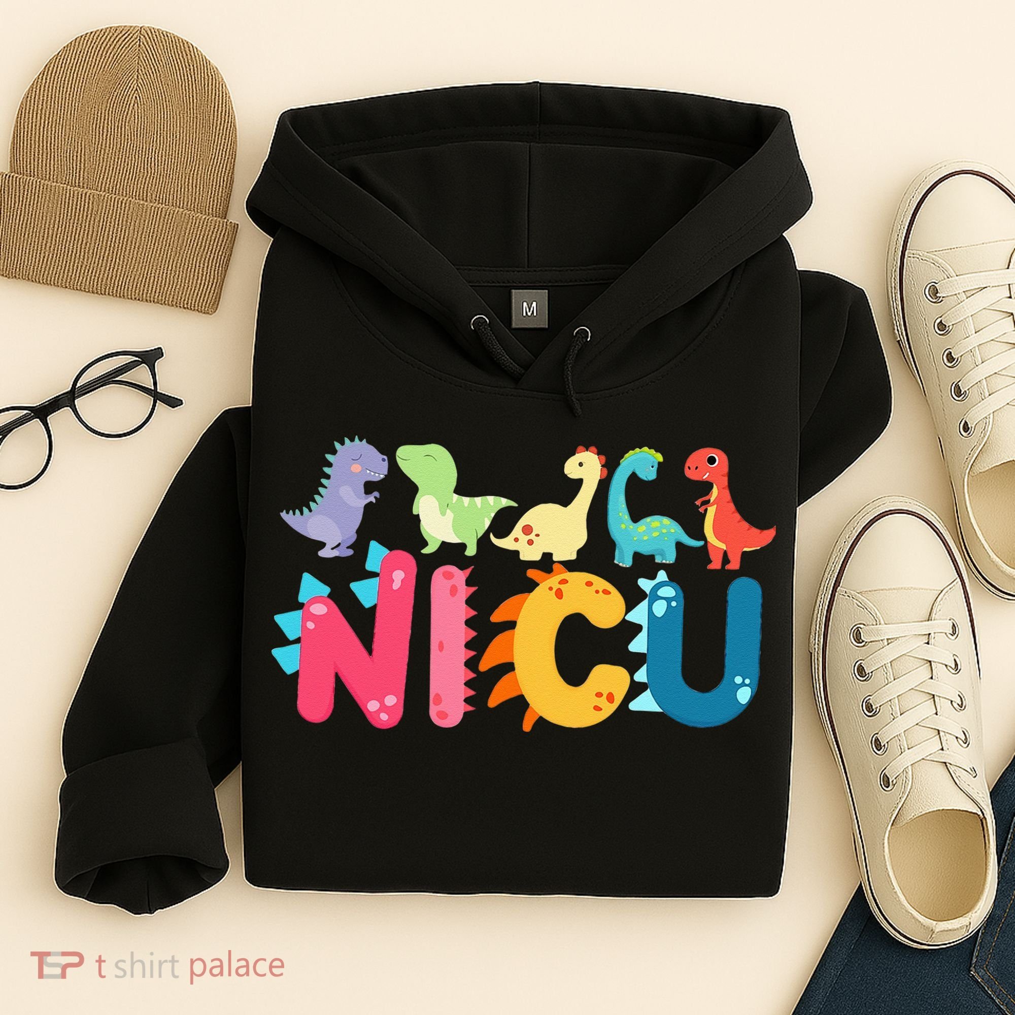 NICU Nurse Dinosaur Neonatal Intensive Care Unit Hoodie
