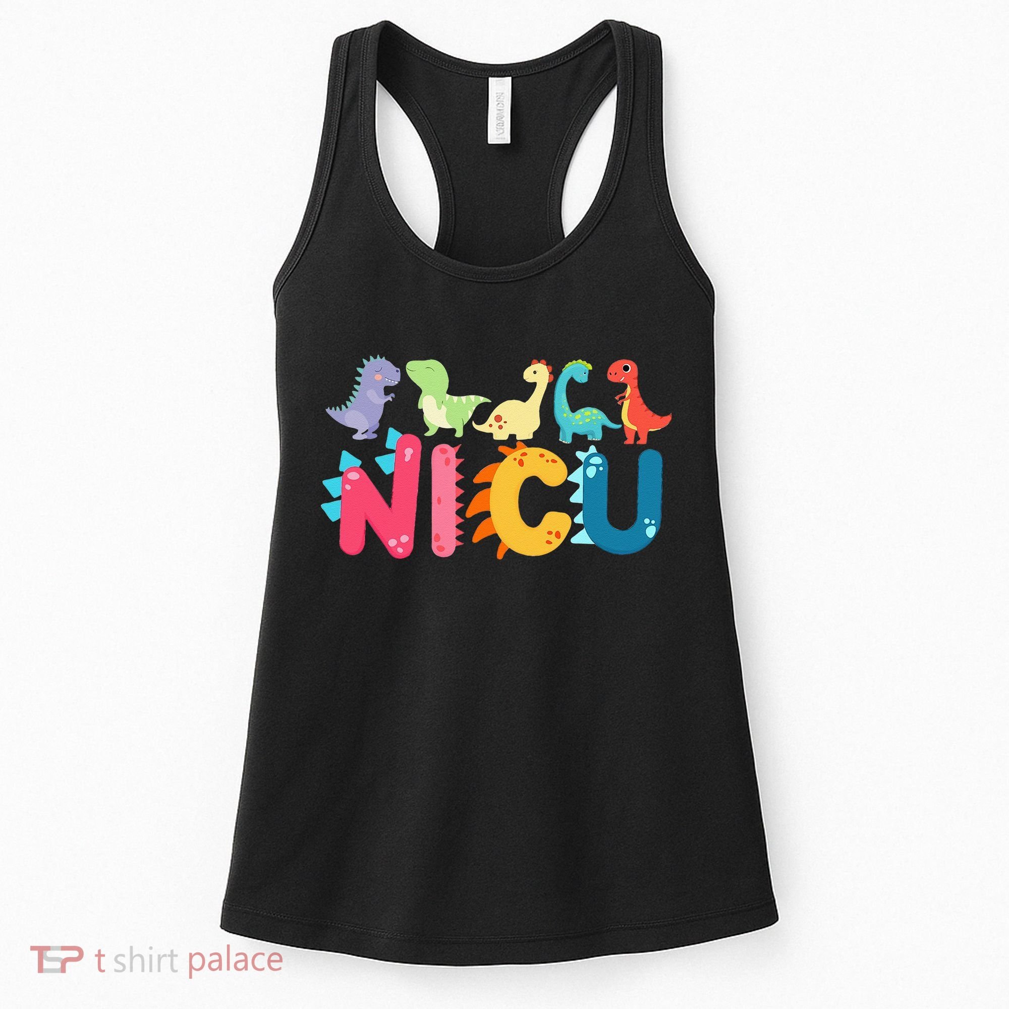 NICU Nurse Dinosaur Neonatal Intensive Care Unit Women's Tank Top