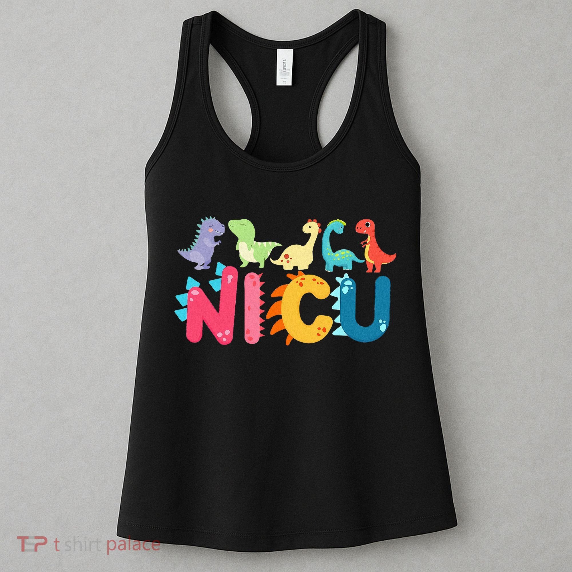 NICU Nurse Dinosaur Neonatal Intensive Care Unit Women's Tank Top