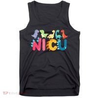 NICU Nurse Dinosaur Neonatal Intensive Care Unit Tank Top thumb 0